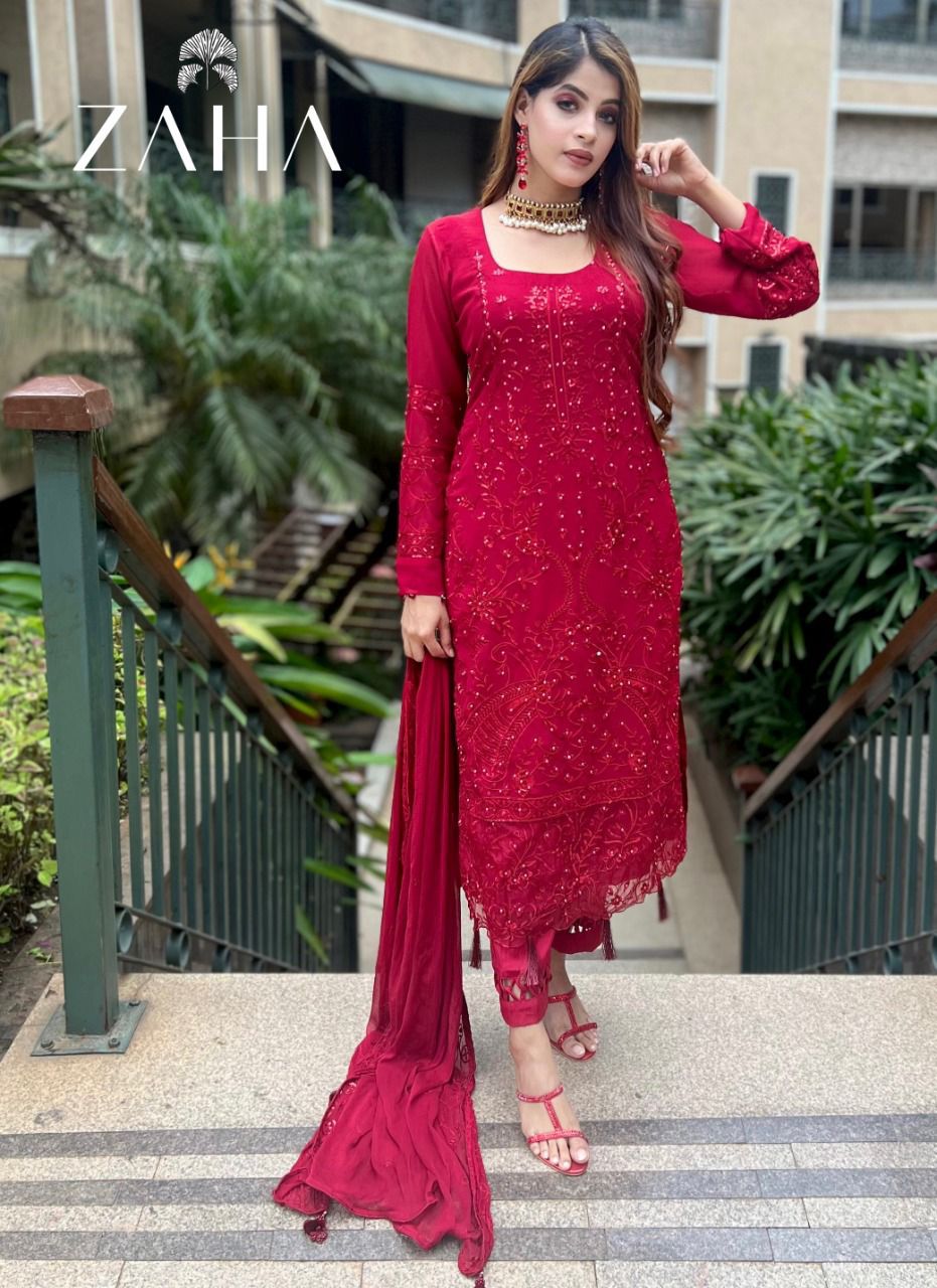 Inaya Vol 2 By Zaha Heavy Georgette Pakistani Suits Wholesale Price In Surat